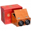 Ernemann Hand-Held Stereo Viewer 9 x 12, c. 1915