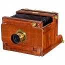 Stereo Camera by George Hare with Sliding Lens Board, c. 1864