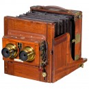 Tailboard Stereo Camera by Fallowfield, c. 1892