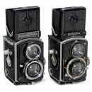 2 x Rolleiflex 4 x 4, 1934 and 1938