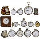 15 Travel and Pocket Watches, 1900 onwards