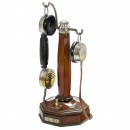 French Grammont Candlestick Telephone, c. 1918
