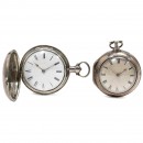 2 Silver Fusee Pocket Watches