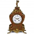 French Boulle Mantel Clock by Japy Frères, 19th Century