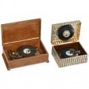 Thorens 4 ½ in. Disc Musical Box in Zimbalist Case, 1960s