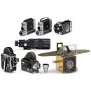 Group of 5 Standard Movie Cameras, c. 1965