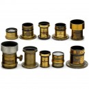 10 Dallmeyer Lenses, 1863–1891