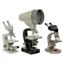 3 Large Research Microscopes, c. 1970