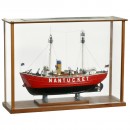 3 Ship Models in Glass Showcases