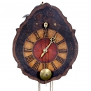 Single-Hand Front Pendulum Iron Clock, c. 1740