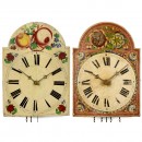 2 Black Forest Shield Wall Clocks