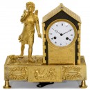 French Cupido Figural Clock, c. 1820