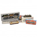 3 Märklin Locomotives and 1 Train Set, Gauge H0