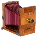 Tailboard-Type Field Camera 13 x 18 cm, c. 1880