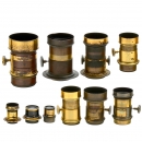 10 Brass Lenses (Various), c. 1870–1900