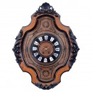 French Bull's Eye Wall Clock, c. 1870