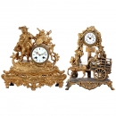 2 French Mantel Clocks