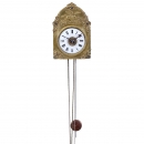 Jockele Wall Clock with Striking and Alarm, c. 1840