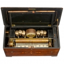 Drum and Bells Musical Box by Bremond, c. 1880