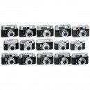 15 Mixed Vito Cameras by Voigtländer