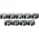 9 Mixed Vitomatic Cameras, 1957–67