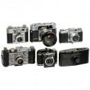 Cameras from Japan, Italy, USA and England