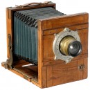 German Field Camera 13 x 18 cm, c. 1890–1900