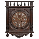 Very Rare Duplex Musical Clock by E. Flonck, 1898