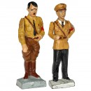 2 Lineol Third Reich Personality Figures, c. 1938
