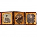 3 Daguerreotypes (1/8 Plates), c. 1845–50