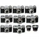 Lot of Contaflex Cameras