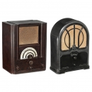 2 Bakelite Radios, c. 1933