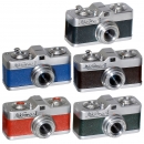5 Mikroma II Cameras (Colored), 1957