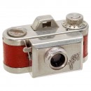 Rare Subminiature Camera Jolly in Red, 1950