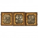 3 Daguerreotypes, c. 1845-50