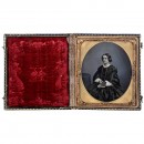 Ambrotype Portrait with Gilt Highlights (1/6 Plate), c. 1855