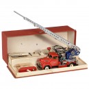 Schuco Electro Construction Fire-Brigade Ladder Truck No. 6080, 