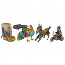 4 German Tin Toys