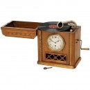 Rare Gramophone Clock, c. 1920