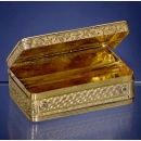 Silver-Gilt Musical Snuff Box by F. Nicole, c. 1820