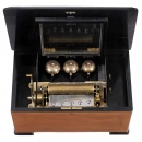 3-Bell Musical Box, c. 1890