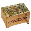 Rare Manivelle Cartel Musical Box, c. 1890