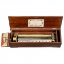 Key-Wind Musical Box by Lecoultre & Brechet, c. 1875