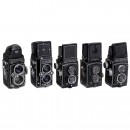 5 Rollei TLR Cameras