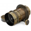 Unmarked Petzval-Type Lens with Rims Engraved: 