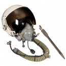 Starfighter Pilot Helmet and Pilot-Static-Tube, c. 1965