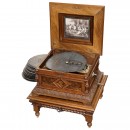 Polyphon No. 45 Disc Musical Box with 40 Discs, c. 1905