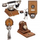 4 Intercom Telephones, c. 1910