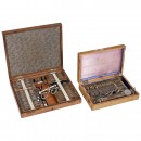 2 Ophthalmological Trial Lens Sets in Cases, c. 1910