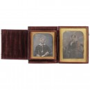 2 English Daguerreotypes Beard's, c. 1845
